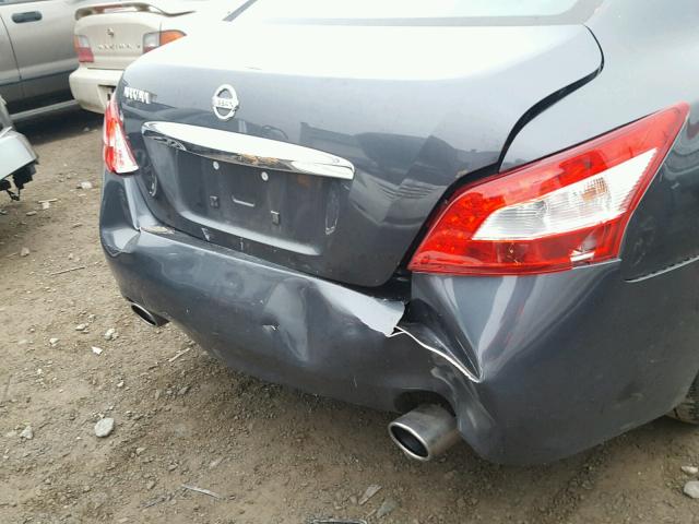 1N4AA5AP9BC845947 - 2011 NISSAN MAXIMA S GRAY photo 9