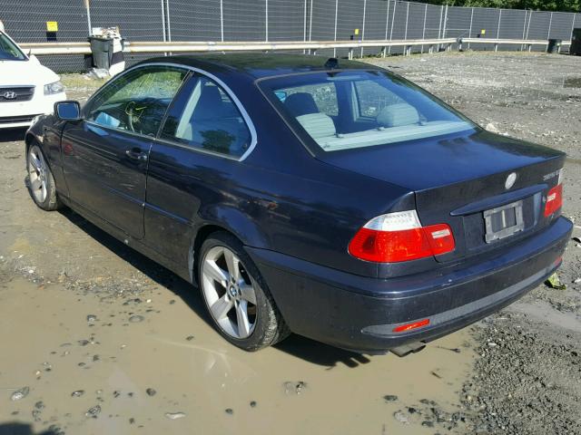 WBABD33456PL08727 - 2006 BMW 325 CI BLUE photo 3