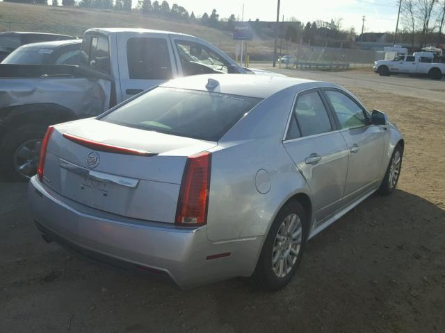 1G6DC5E53C0109358 - 2012 CADILLAC CTS SILVER photo 4