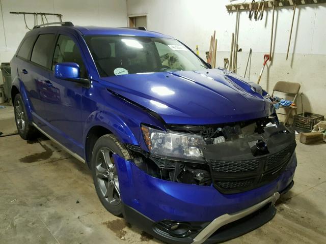 3C4PDDGG0FT671614 - 2015 DODGE JOURNEY CR BLUE photo 1