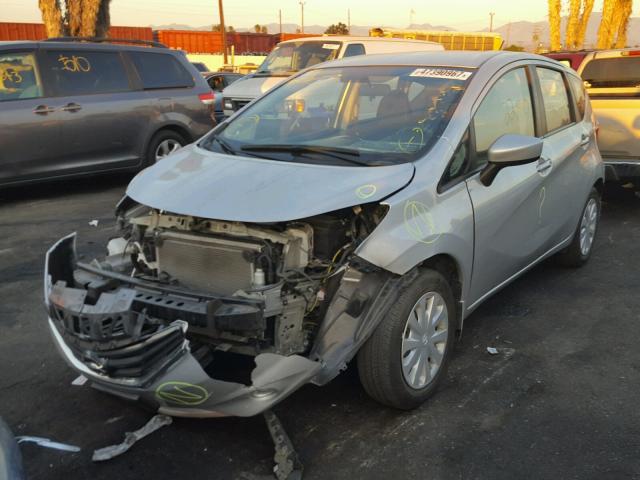 3N1CE2CP6FL447675 - 2015 NISSAN VERSA NOTE SILVER photo 2