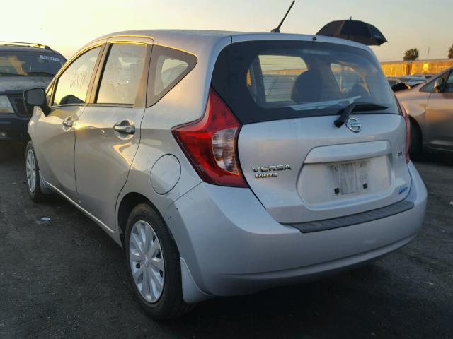 3N1CE2CP6FL447675 - 2015 NISSAN VERSA NOTE SILVER photo 3