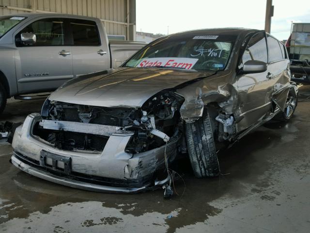 1N4BA41E44C906881 - 2004 NISSAN MAXIMA SE GOLD photo 2