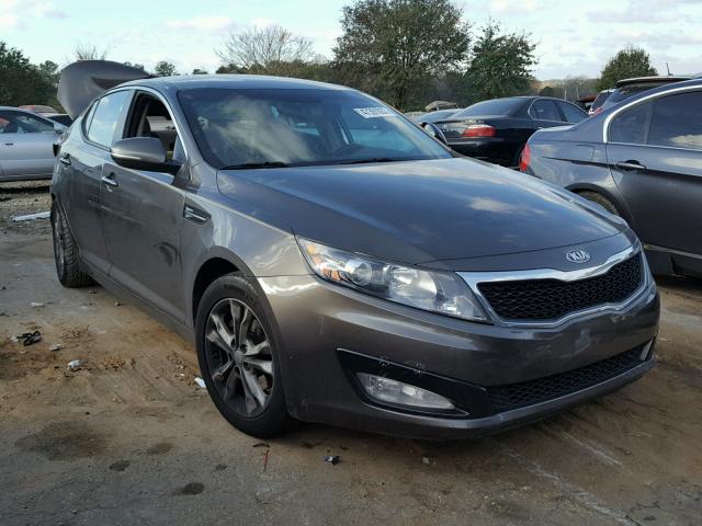 5XXGN4A7XDG176075 - 2013 KIA OPTIMA EX GRAY photo 1