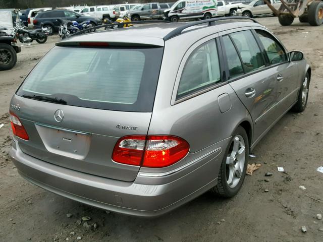 WDBUH87J06X189593 - 2006 MERCEDES-BENZ E TAN photo 4