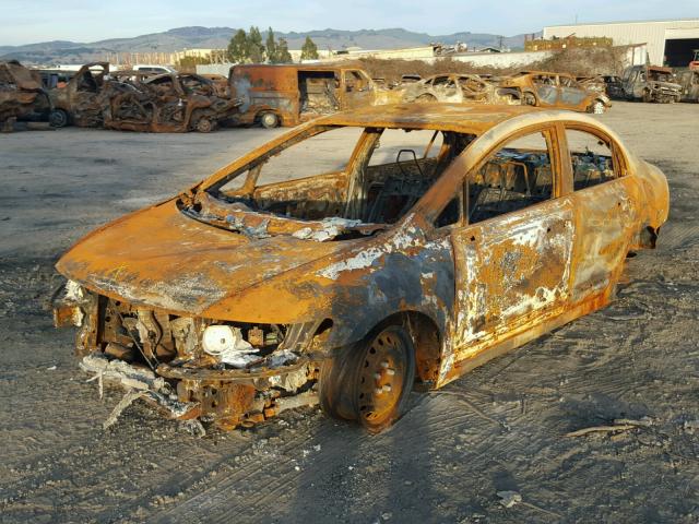 2HGFA16556H505635 - 2006 HONDA CIVIC LX BURN photo 2