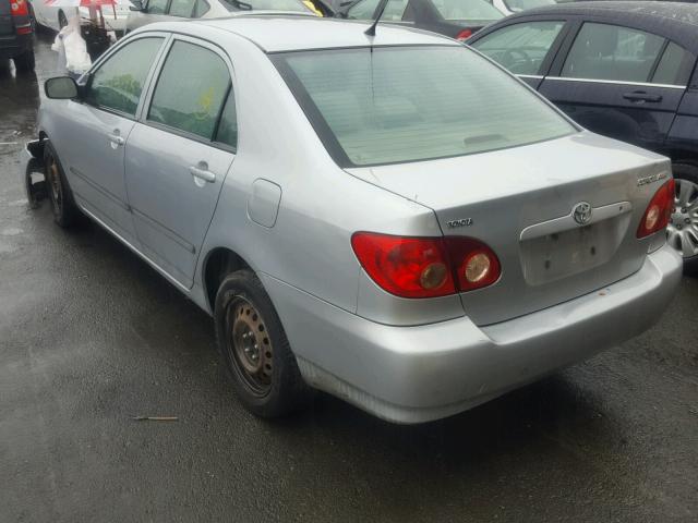 1NXBR32E38Z985936 - 2008 TOYOTA COROLLA CE SILVER photo 3