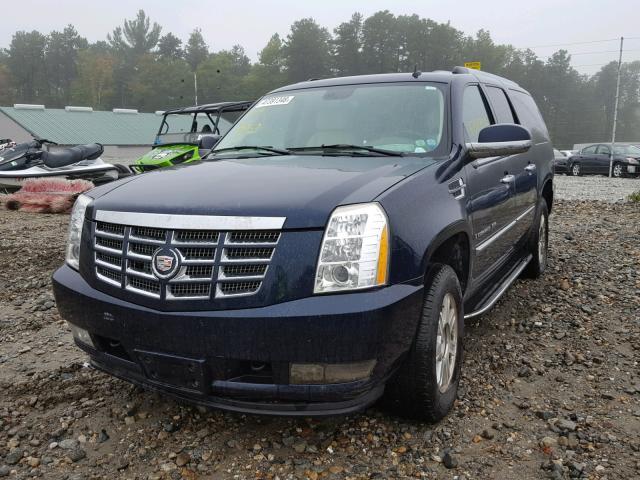 1GYFK66817R342562 - 2007 CADILLAC ESCALADE E BLUE photo 9