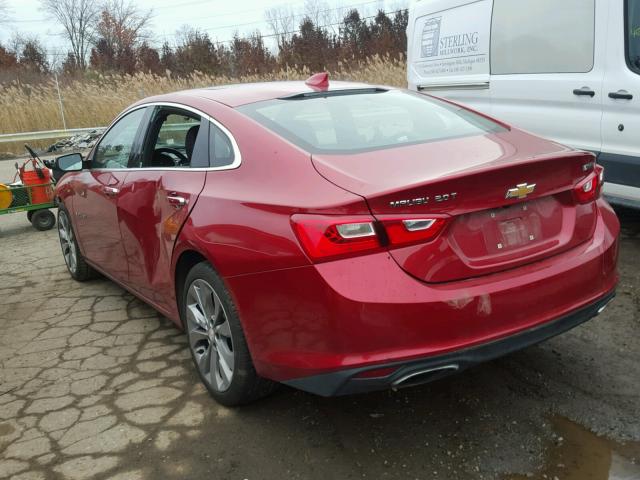 1G1ZH5SXXGF284874 - 2016 CHEVROLET MALIBU PRE 红色 照片 3