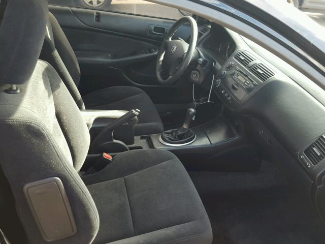 1HGEM21003L072082 - 2003 HONDA CIVIC EX 黑色 照片 5