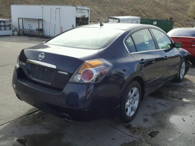 1N4CL21E69C165725 - 2009 NISSAN ALTIMA HYB BLUE photo 4