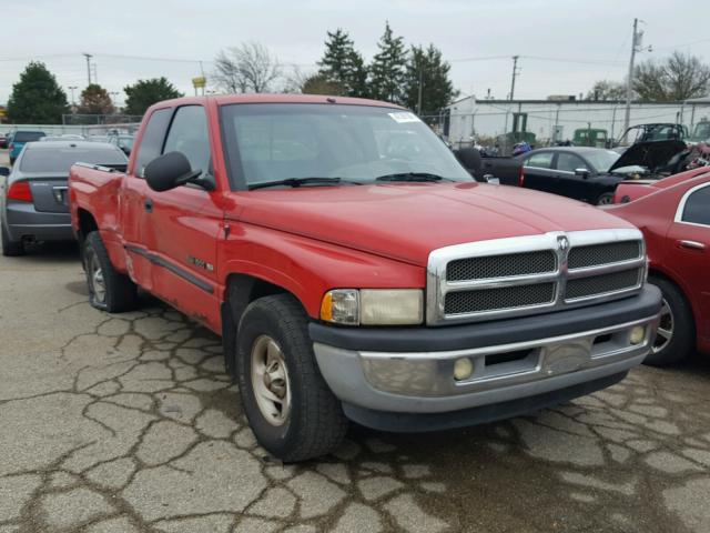 3B7HC13Z9YG105699 - 2000 DODGE RAM 1500 RED photo 1