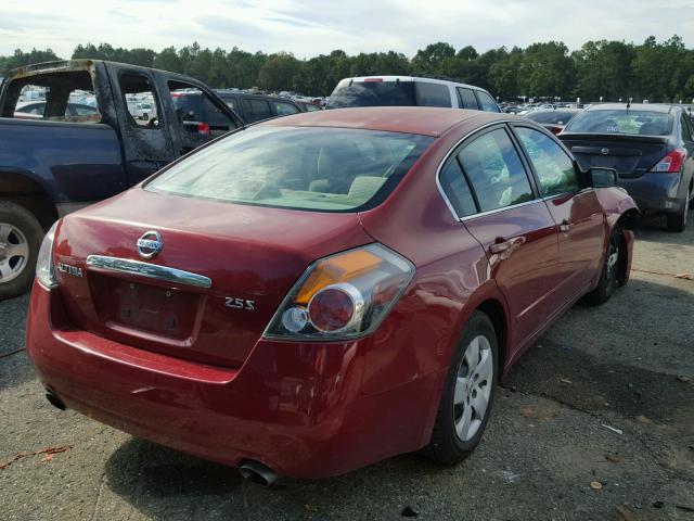 1N4AL21E07C141635 - 2007 NISSAN ALTIMA 2.5 RED photo 4