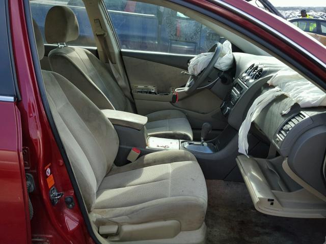 1N4AL21E07C141635 - 2007 NISSAN ALTIMA 2.5 RED photo 5