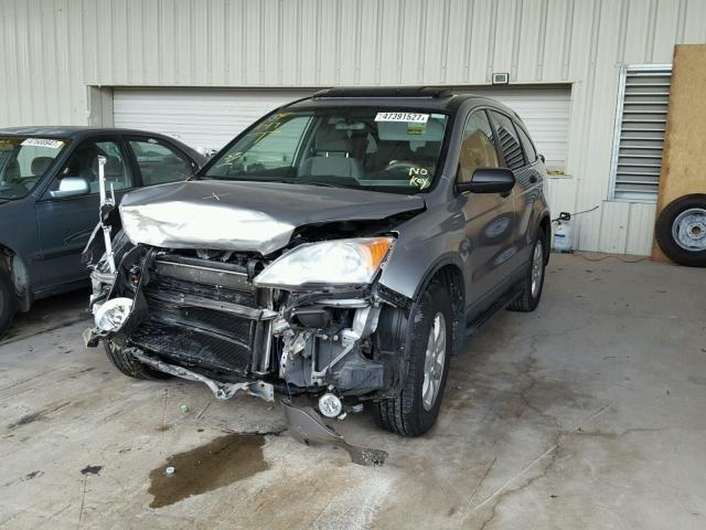 JHLRE38577C053509 - 2007 HONDA CR-V EX SILVER photo 2