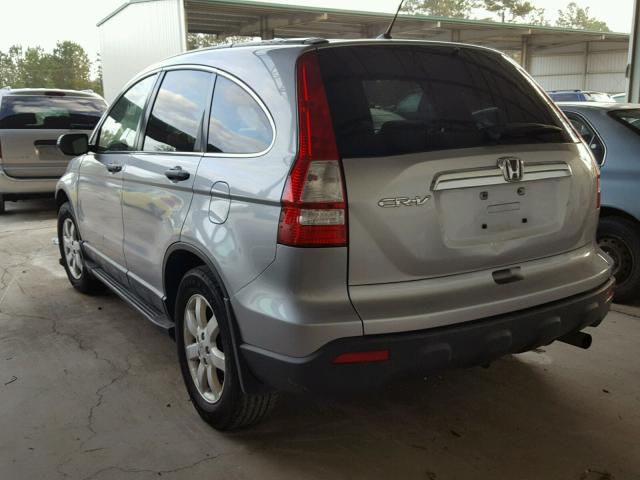 JHLRE38577C053509 - 2007 HONDA CR-V EX SILVER photo 3