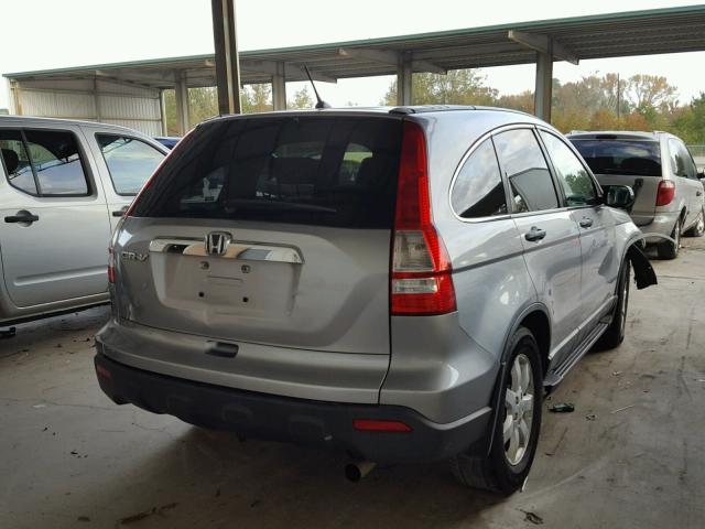 JHLRE38577C053509 - 2007 HONDA CR-V EX SILVER photo 4