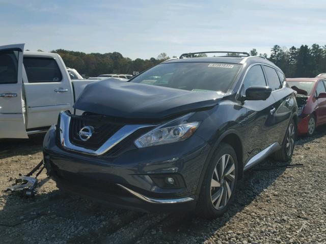 5N1AZ2MG9HN127532 - 2017 NISSAN MURANO S BLUE photo 2