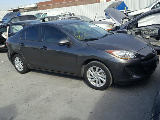 JM1BL1VG1C1506494 - 2012 MAZDA 3 I GRAY photo 1