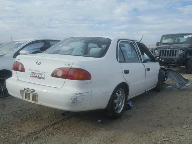 1NXBR12E91Z469851 - 2001 TOYOTA COROLLA CE WHITE photo 4