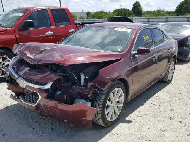 1G11F5SL7FF207250 - 2015 CHEVROLET MALIBU LTZ 栗色 照片 2