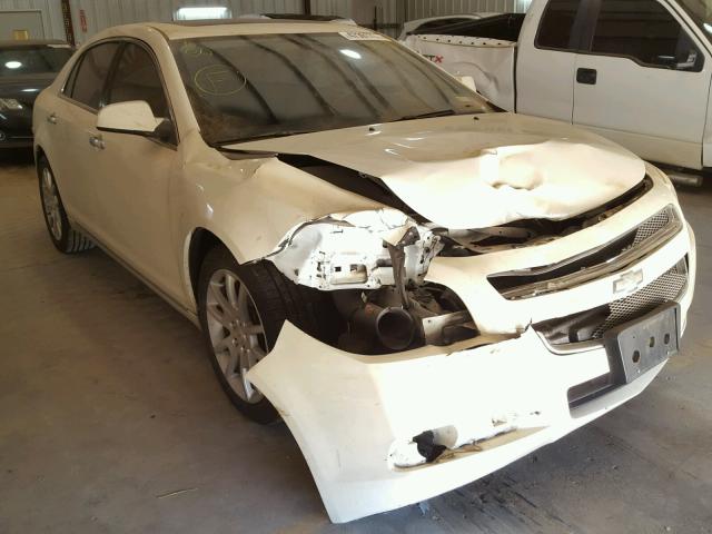 1G1ZE5E78AF203625 - 2010 CHEVROLET MALIBU LTZ WHITE photo 1