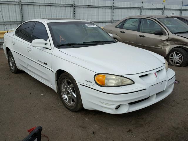 1G2NW52E92M514570 - 2002 PONTIAC GRAND AM G WHITE photo 1