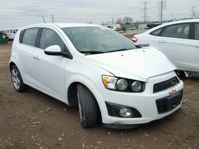 1G1JE6SB5F4146850 - 2015 CHEVROLET SONIC LTZ WHITE photo 1