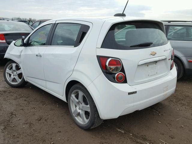 1G1JE6SB5F4146850 - 2015 CHEVROLET SONIC LTZ WHITE photo 3