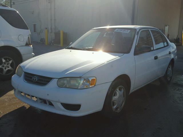 1NXBR12E32Z576671 - 2002 TOYOTA COROLLA CE WHITE photo 2