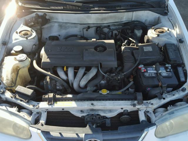 1NXBR12E32Z576671 - 2002 TOYOTA COROLLA CE WHITE photo 7