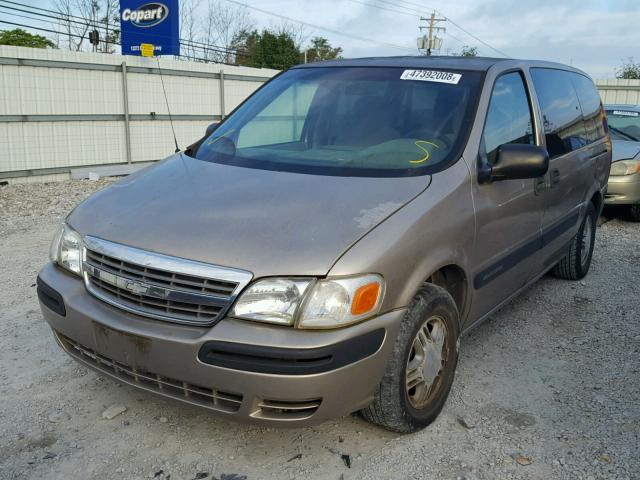 1GNDX03E54D100363 - 2004 CHEVROLET VENTURE GOLD photo 2