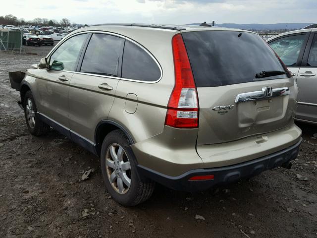 JHLRE48747C026789 - 2007 HONDA CR-V EXL TAN photo 3