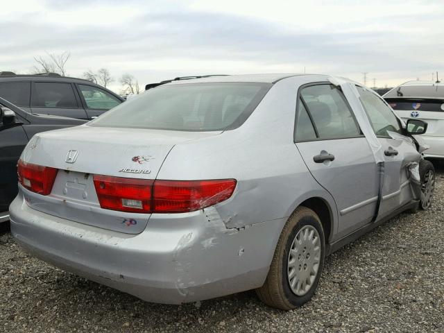 1HGCM56105A111892 - 2005 HONDA ACCORD DX SILVER photo 4