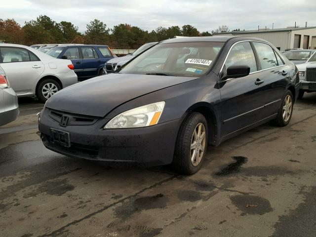 1HGCM66523A089304 - 2003 HONDA ACCORD EX BLACK photo 2