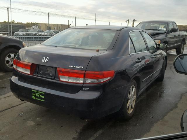 1HGCM66523A089304 - 2003 HONDA ACCORD EX BLACK photo 4