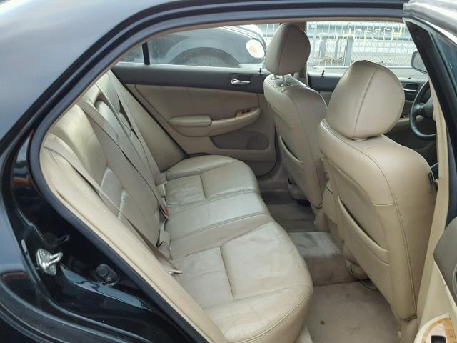 1HGCM66523A089304 - 2003 HONDA ACCORD EX BLACK photo 6