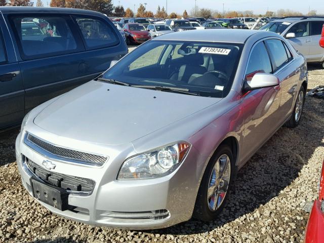 1G1ZD5E10BF276293 - 2011 CHEVROLET MALIBU 2LT SILVER photo 2