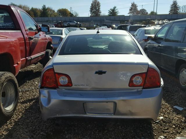 1G1ZD5E10BF276293 - 2011 CHEVROLET MALIBU 2LT SILVER photo 9