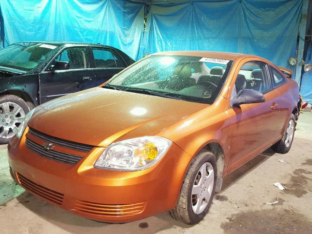 1G1AK15F367810426 - 2006 CHEVROLET COBALT LS ORANGE photo 2