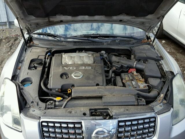 1N4BA41E04C842824 - 2004 NISSAN MAXIMA SE SILVER photo 7