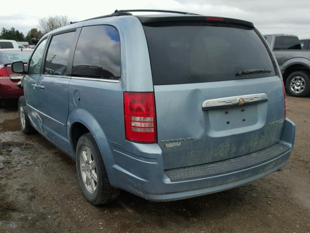 2A4RR2D12AR351716 - 2010 CHRYSLER TOWN & COU BLUE photo 3