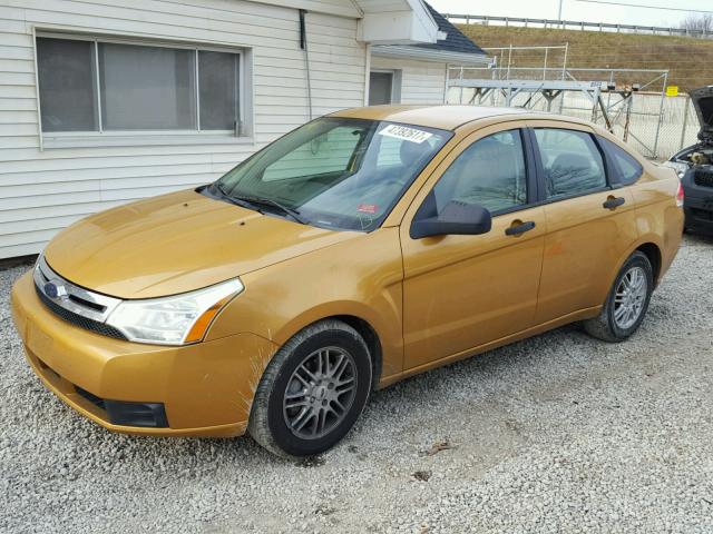 1FAHP35N79W219770 - 2009 FORD FOCUS SE GOLD photo 2