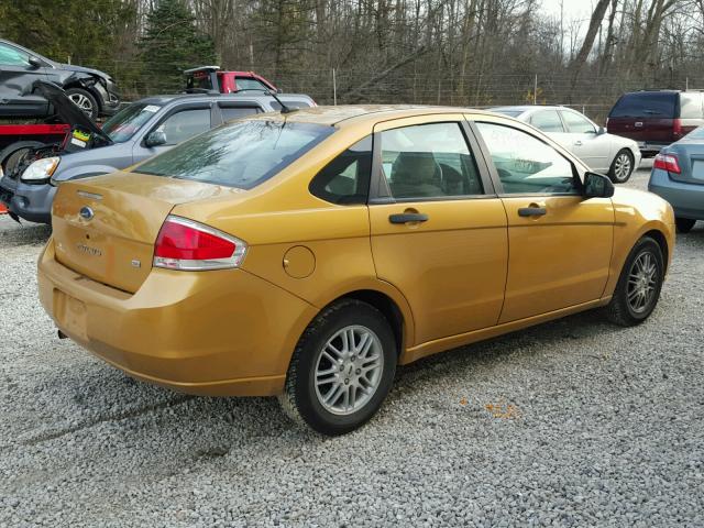 1FAHP35N79W219770 - 2009 FORD FOCUS SE GOLD photo 4