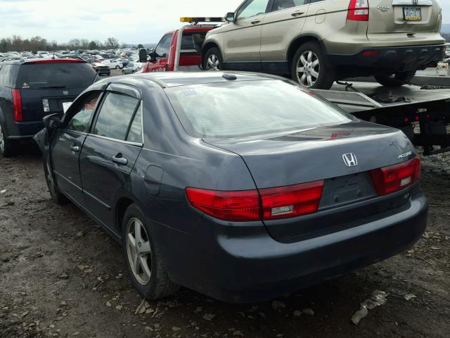 1HGCM56835A070784 - 2005 HONDA ACCORD EX BLUE photo 3