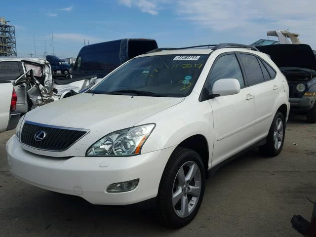 2T2HK31U07C017781 - 2007 LEXUS RX 350 WHITE photo 2