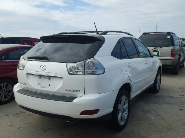 2T2HK31U07C017781 - 2007 LEXUS RX 350 WHITE photo 4