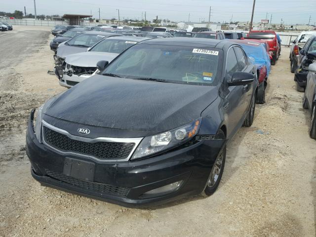 5XXGN4A74DG167226 - 2013 KIA OPTIMA EX BLACK photo 2