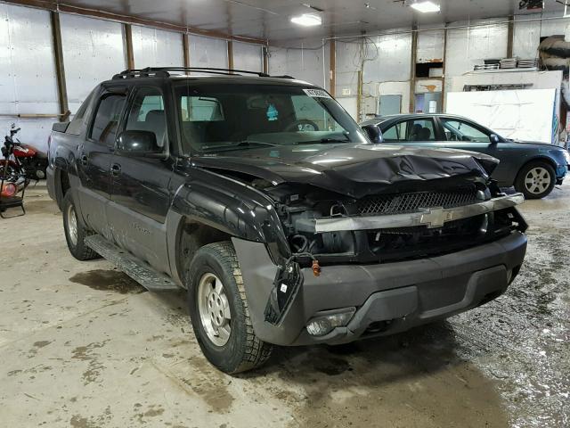 3GNEK13T63G195704 - 2003 CHEVROLET AVALANCHE BLACK photo 1