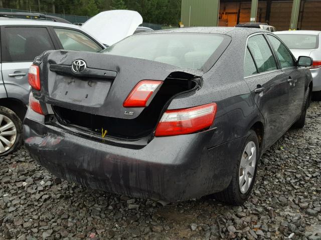 4T1BE46K89U885513 - 2009 TOYOTA CAMRY BASE GRAY photo 4